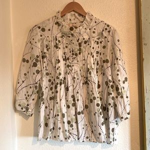 Gracia polka dot blouse